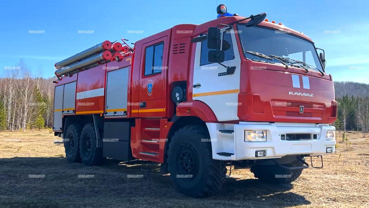 Автомобиль пенного тушения АПТ 6,0-100 на шасси КАМАЗ-43118