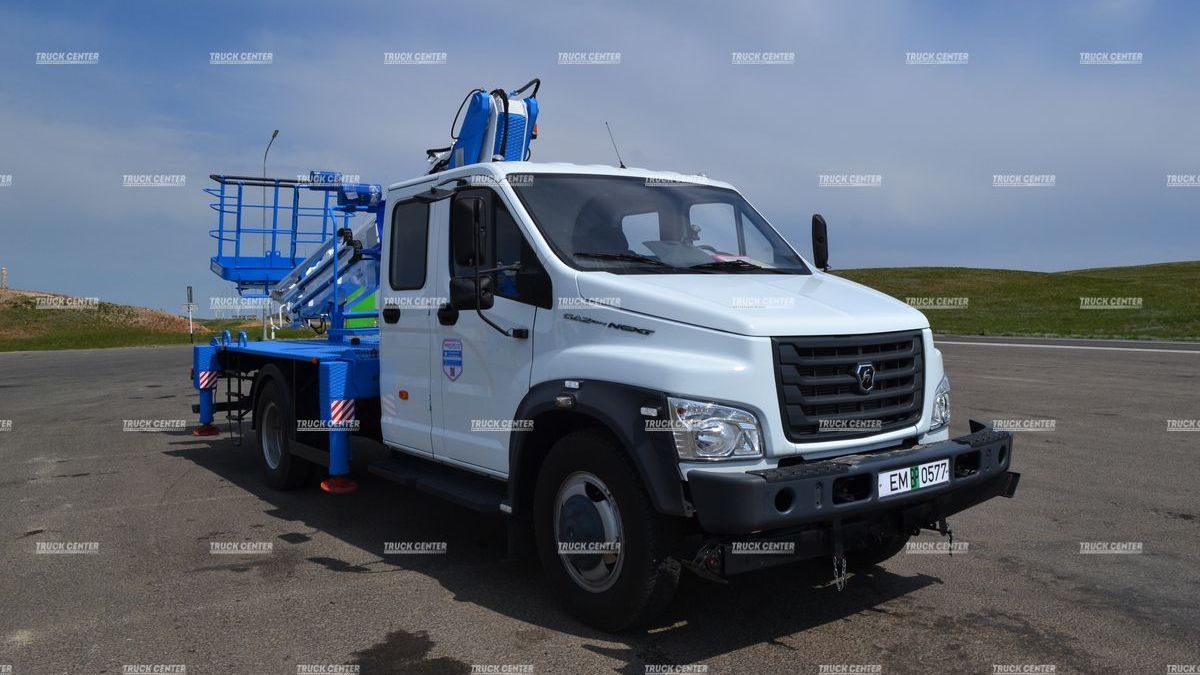 Автогидроподъемник АГП (автовышка) ВИПО-22-01 ГАЗ-С42R33 стрела за кабиной