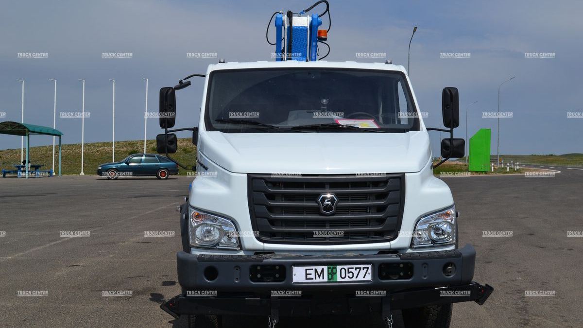 Автогидроподъемник АГП (автовышка) ВИПО-22-01 ГАЗ-С42R33 стрела за кабиной