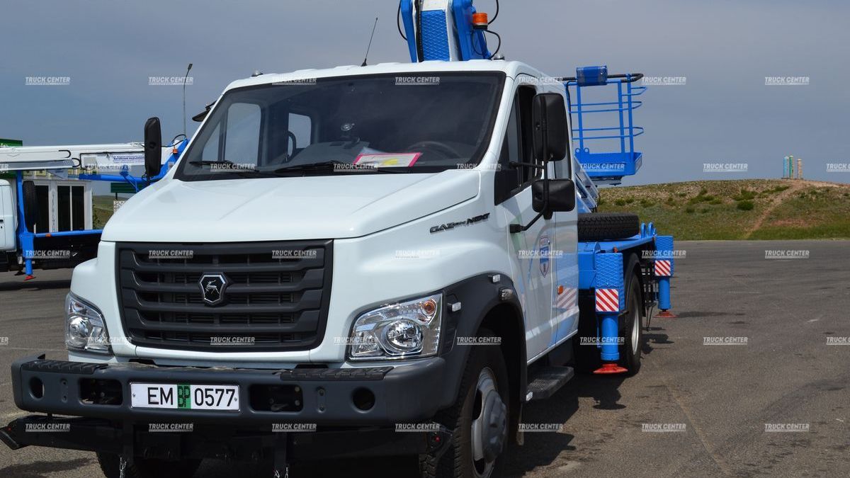 Автогидроподъемник АГП (автовышка) ВИПО-22-01 ГАЗ-С42R33 стрела за кабиной