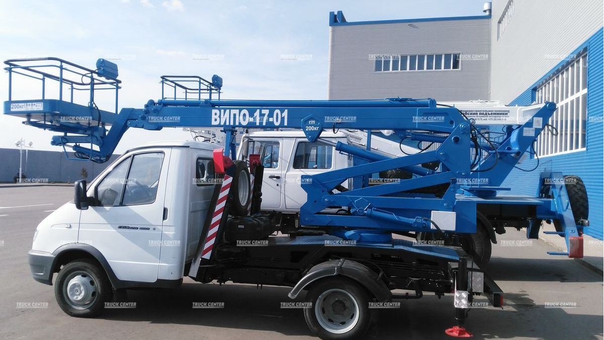 Автогидроподъемник АГП (автовышка) ВИПО-17 на шасси ГАЗ-3302