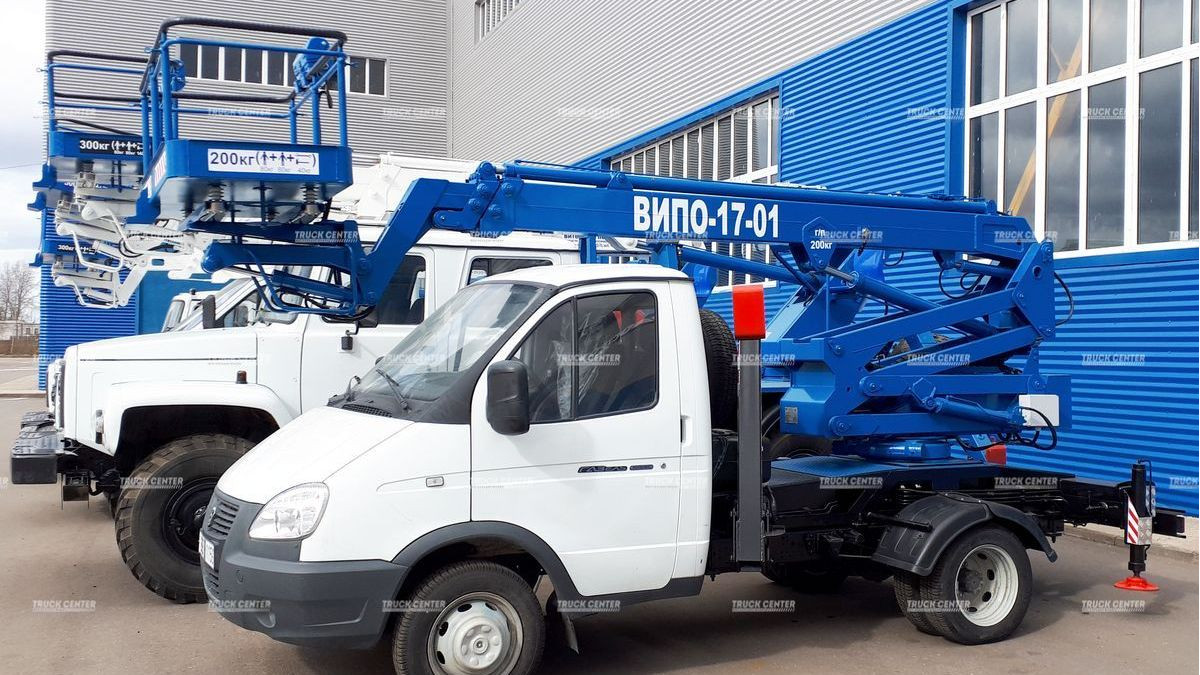 Автогидроподъемник АГП (автовышка) ВИПО-17 на шасси ГАЗ-3302