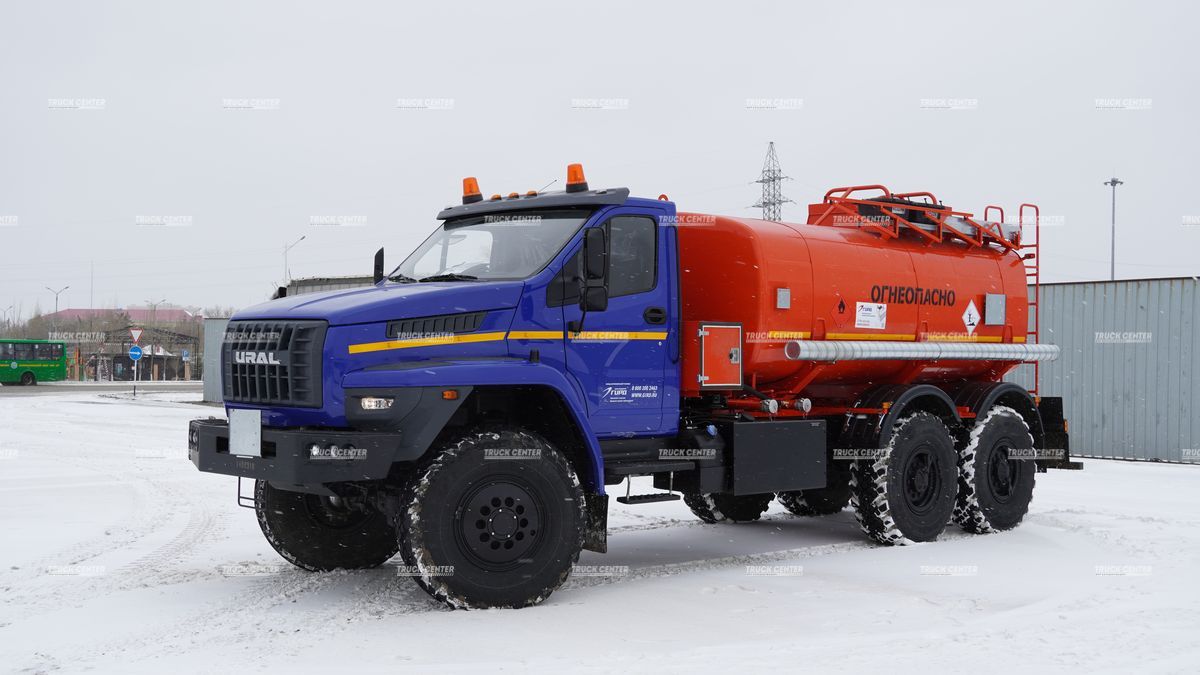 Автотопливозаправщик АТЗ-12 (бензовоз) 12м³ на шасси УРАЛ NEXT-4320