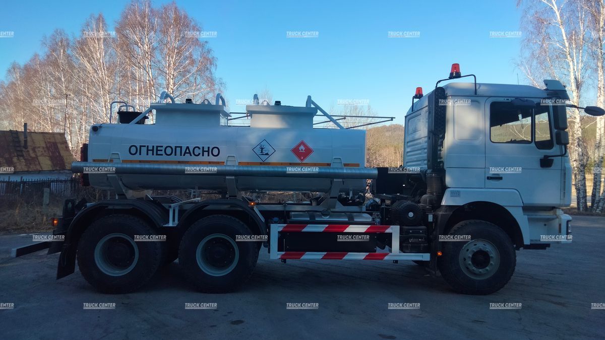 Автотопливозаправщик АТЗ-8 (бензовоз) 8м³ на шасси SHACMAN F3000