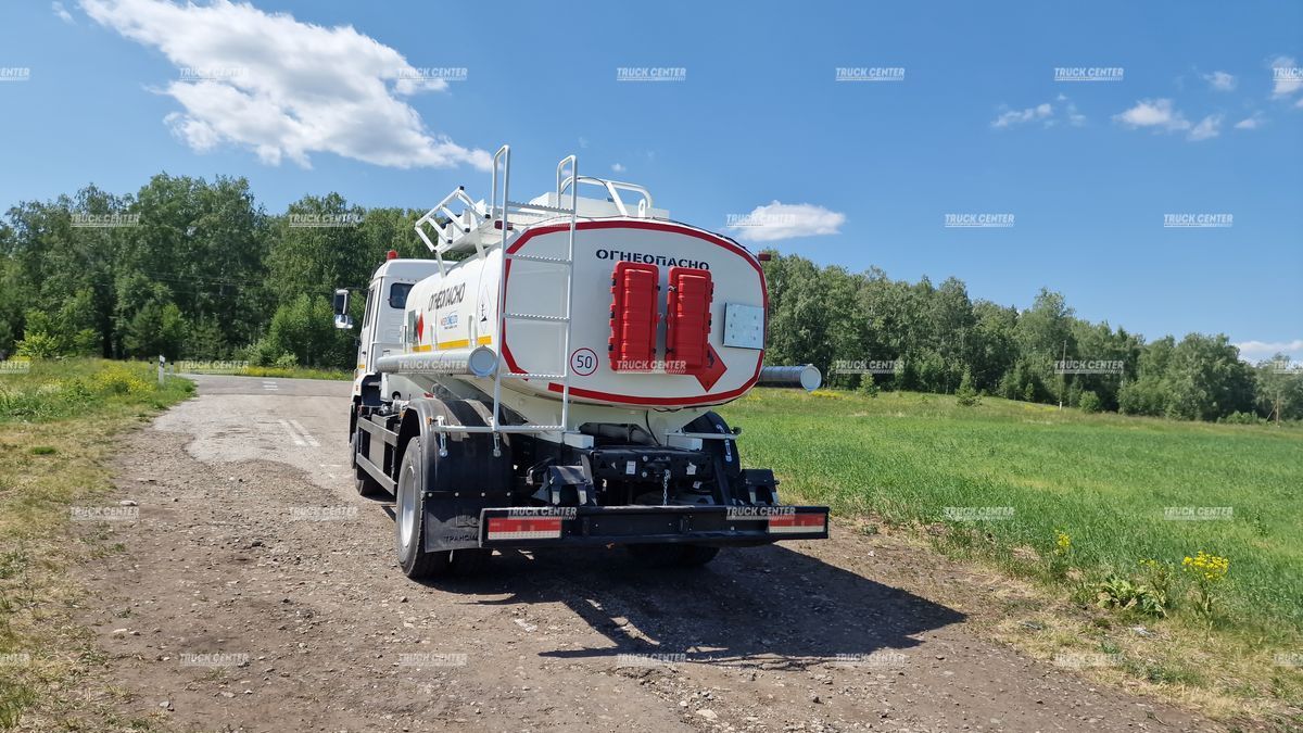 Автотопливозаправщик АТЗ-8 (бензовоз) 8м³ на шасси КАМАЗ-43253