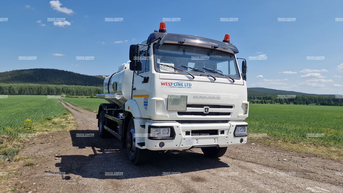 Автотопливозаправщик АТЗ-8 (бензовоз) 8м³ на шасси КАМАЗ-43253