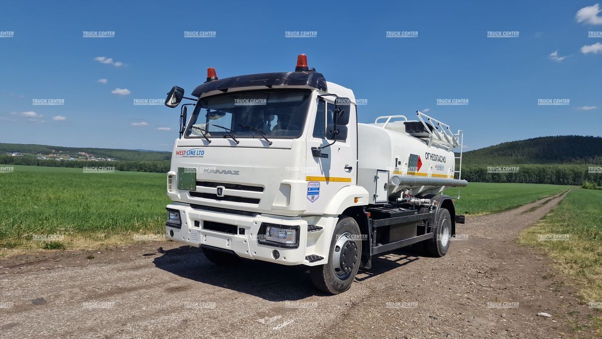 Автотопливозаправщик АТЗ-8 (бензовоз) 8м³ на шасси КАМАЗ-43253