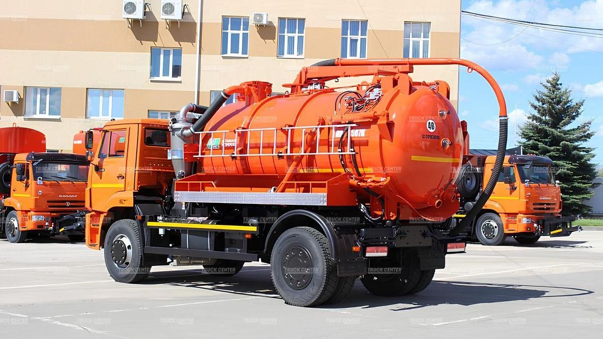 Илососная машина КО-507К с моноцистерной Maxima 