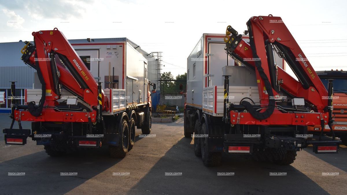 Мастерская АРОК с КМУ ИНМАН ИМ 95 на шасси КАМАЗ-43118