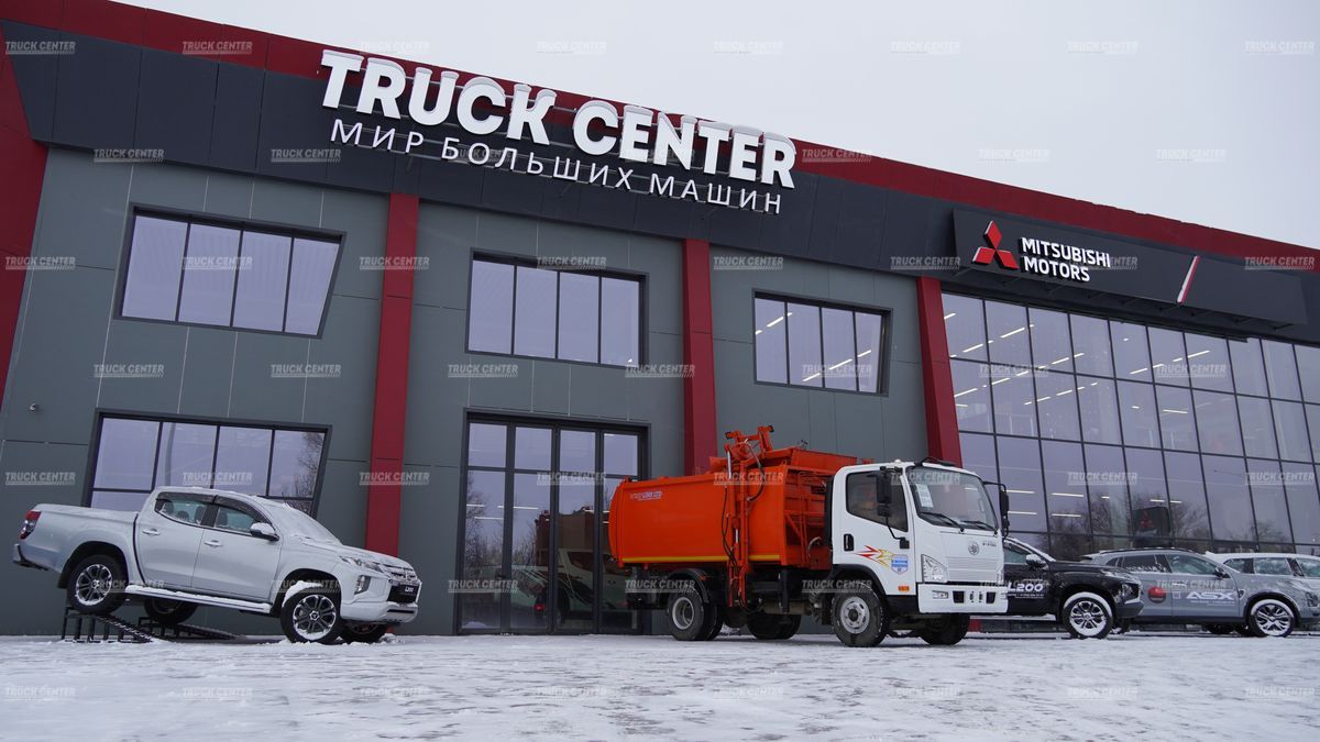 Мусоровоз с боковой загрузкой КО-440-2N объем кузова 9 м³ на шасси FAW