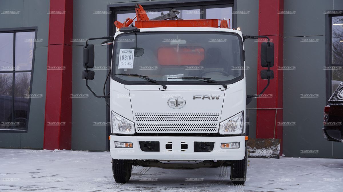 Мусоровоз с боковой загрузкой КО-440-2N объем кузова 9 м³ на шасси FAW
