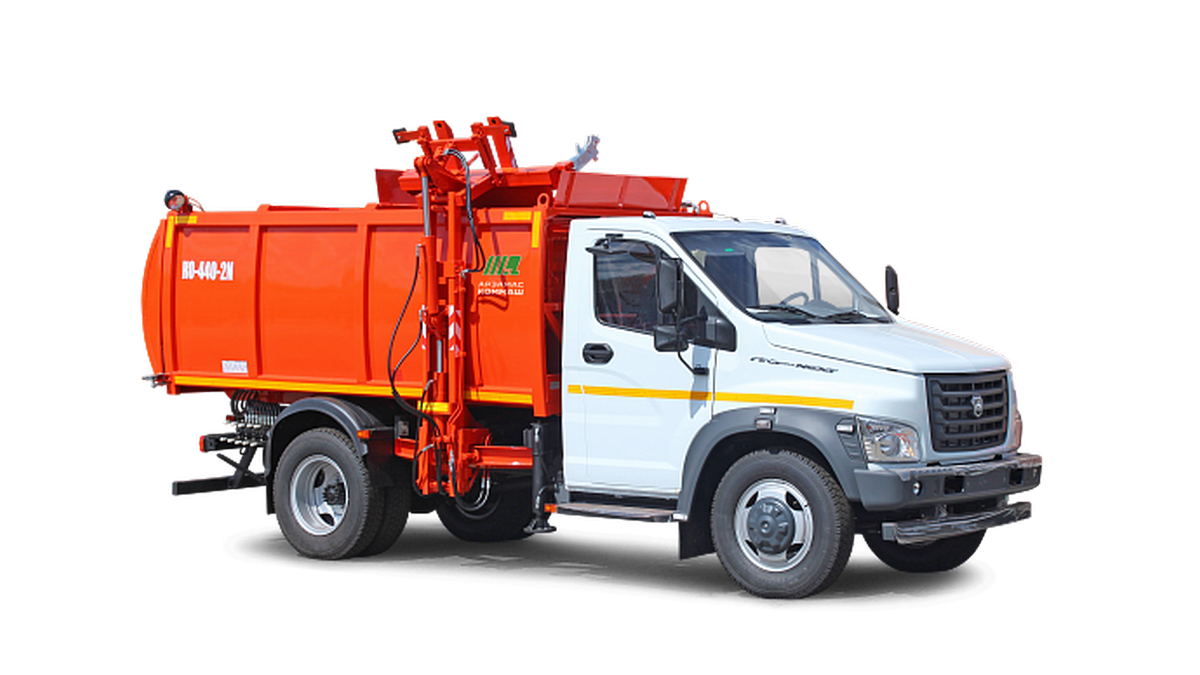 Мусоровоз с боковой загрузкой КО-440-2N на шасси ГАЗ-С41R