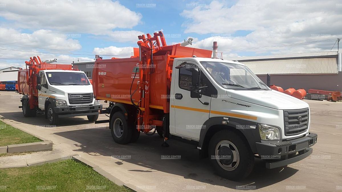 Мусоровоз с боковой загрузкой КО-440-2N объем кузова 9 м³ на шасси ГАЗ-С41R