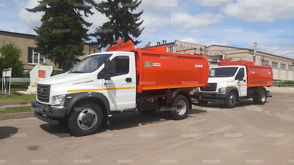 Мусоровоз с боковой загрузкой КО-440-2N объем кузова 9 м³ на шасси ГАЗ-С41R