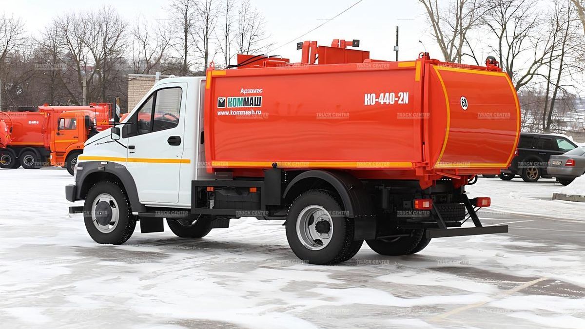 Мусоровоз с боковой загрузкой КО-440-2N объем кузова 9 м³ на шасси ГАЗ-С41R