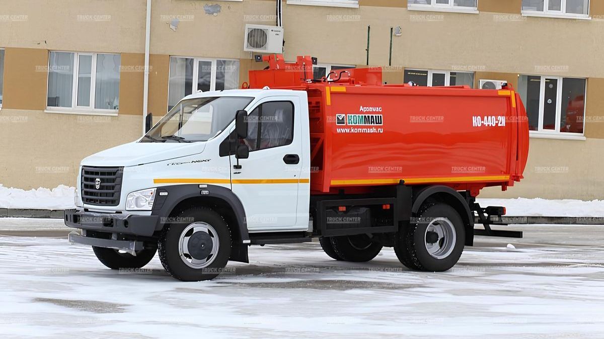 Мусоровоз с боковой загрузкой КО-440-2N объем кузова 9 м³ на шасси ГАЗ-С41R