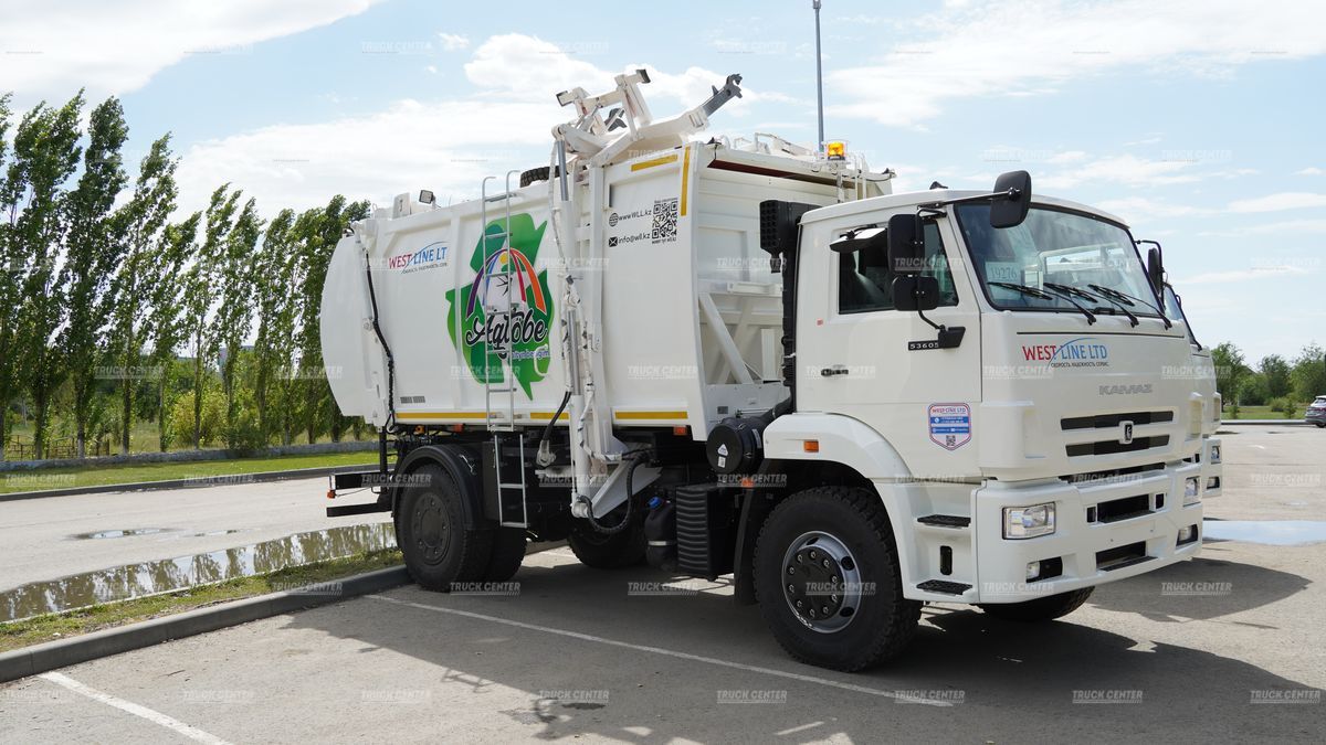 Мусоровоз с боковой загрузкой КО-440-8К объем кузова 18 м³
