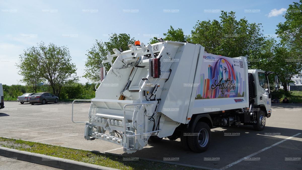 Мусоровоз с задней загрузкой KADEME на базе JAC N80 объем кузова 8 м³