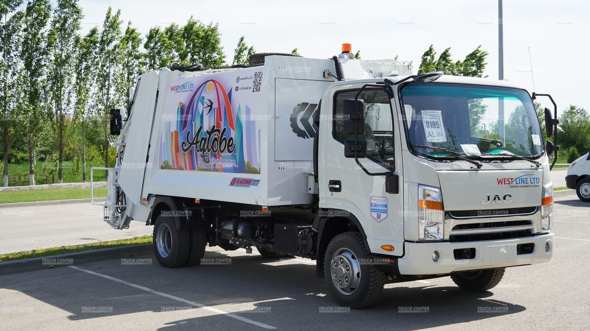 Мусоровоз с задней загрузкой KADEME на базе JAC N80 объем кузова 8 м³