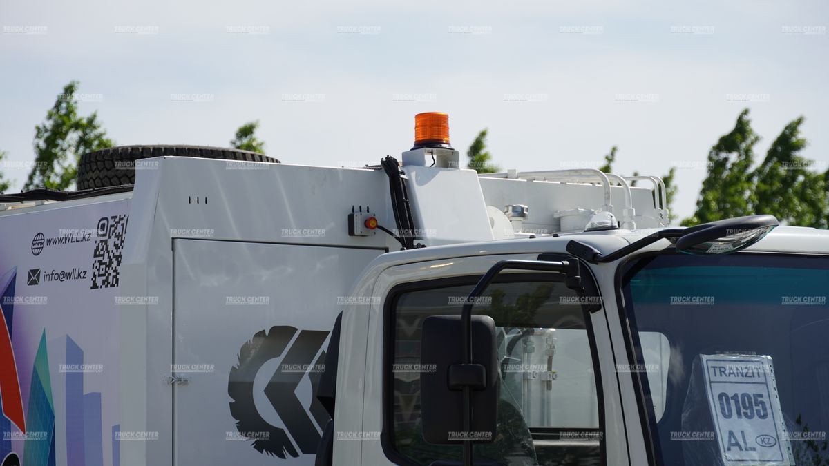 Мусоровоз с задней загрузкой KADEME на базе JAC N80 объем кузова 8 м³