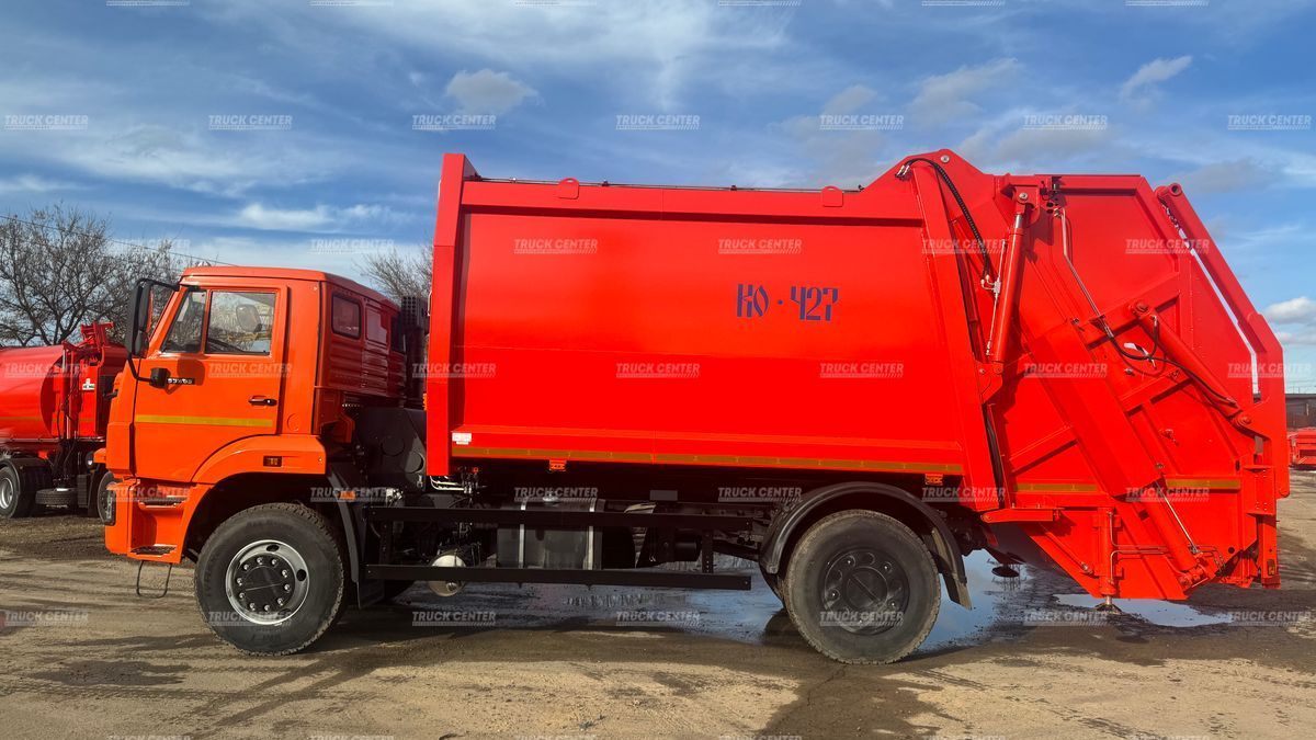 Мусоровоз с задней загрузкой КО-427-72 объем кузова 18,5м³