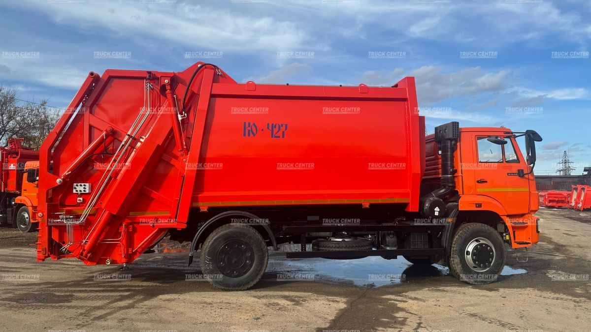 Мусоровоз с задней загрузкой КО-427-72 объем кузова 18,5м³