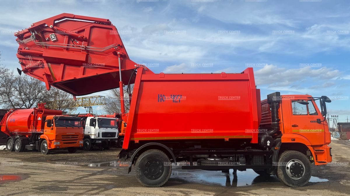 Мусоровоз с задней загрузкой КО-427-72 объем кузова 18,5м³