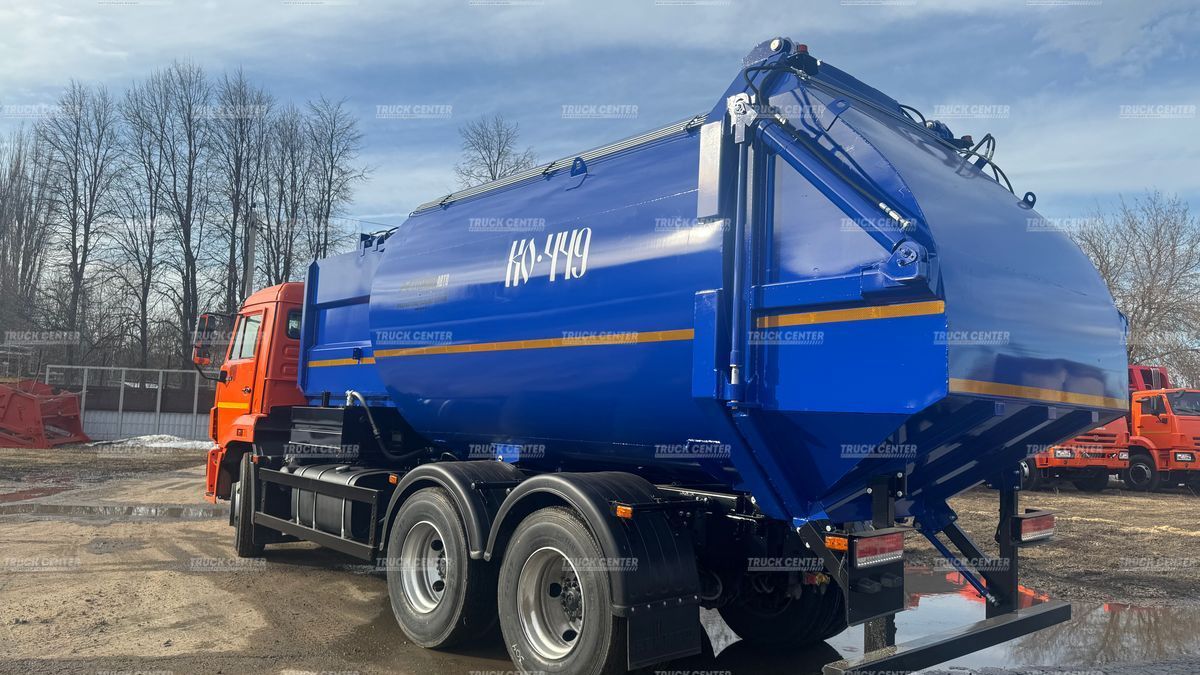 Мусоровоз с задней загрузкой КО-449-02 объем кузова 22 м³