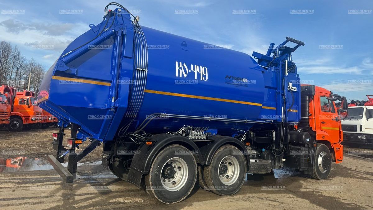 Мусоровоз с задней загрузкой КО-449-02 объем кузова 22 м³
