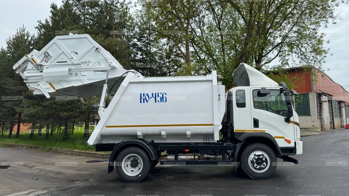 Мусоровоз с задней загрузкой КО-456-31 объем кузова 10 м³