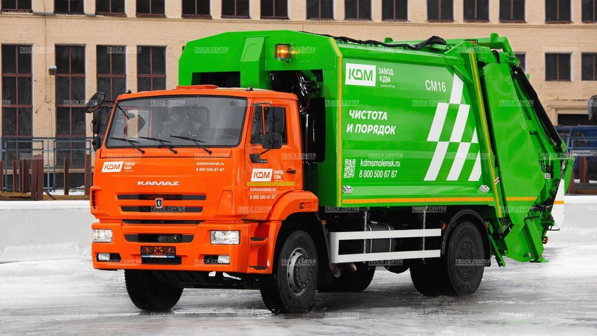 Мусоровоз с задней загрузкой СМ 16 объем кузова 17,5м³