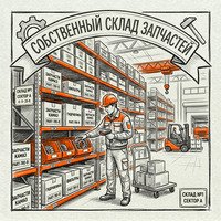 Собственный склад запчастей