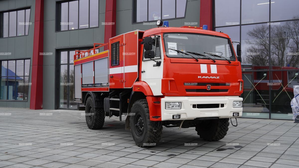 Пожарная автоцистерна на шасси КАМАЗ-43502