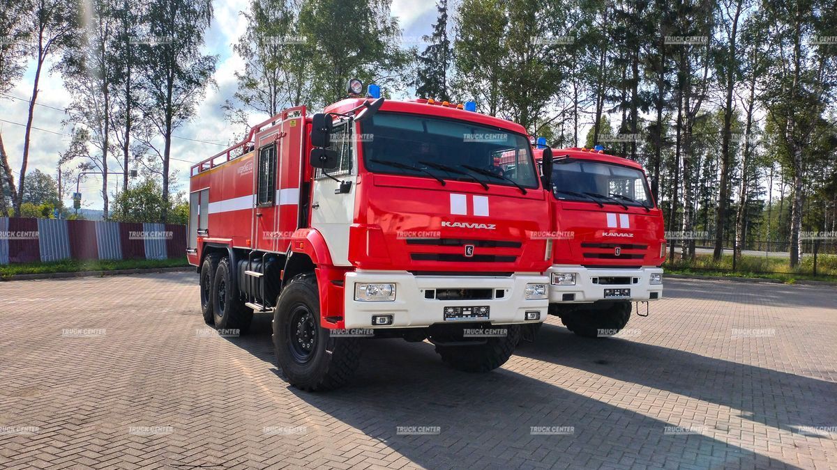 Пожарная автоцистерна АЦ 8,0-100 на шасси КАМАЗ-43118