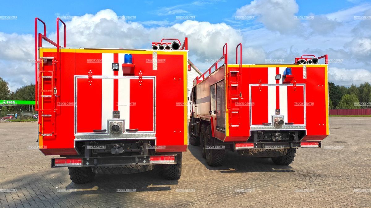 Пожарная автоцистерна АЦ 8,0-100 на шасси КАМАЗ-43118