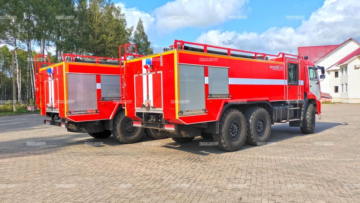 Пожарная автоцистерна АЦ 8,0-100 на шасси КАМАЗ-43118