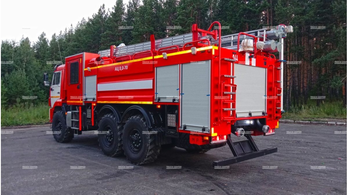 Пожарная автоцистерна АЦ 8,0-70 на шасси КАМАЗ-43118
