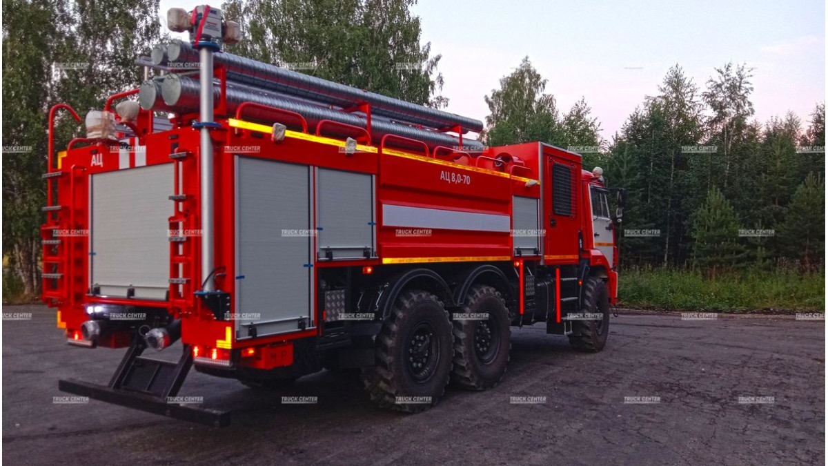 Пожарная автоцистерна АЦ 8,0-70 на шасси КАМАЗ-43118