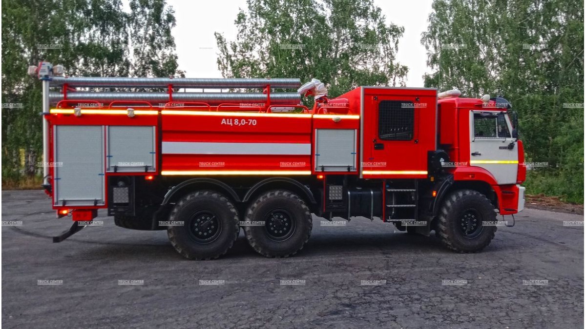 Пожарная автоцистерна АЦ 8,0-70 на шасси КАМАЗ-43118