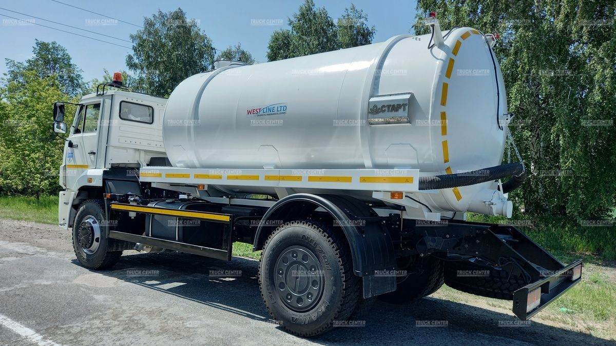 Вакуумная машина АВ-11  (ассенизатор) вместимость цистерны 11м³