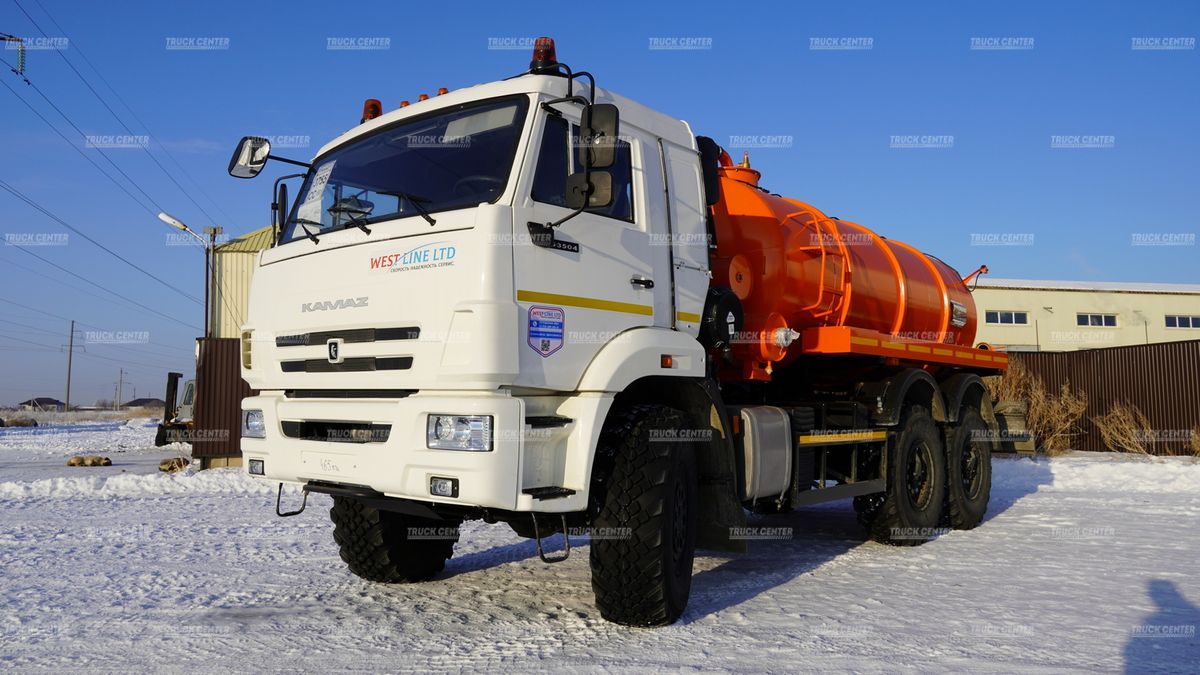 Вакуумная машина АВ-10 (ассенизатор) вместимость цистерны 10м3