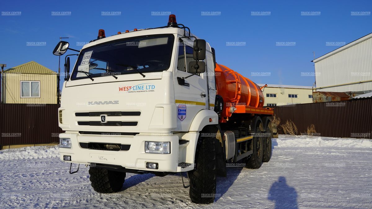 Вакуумная машина АВ-10 (ассенизатор) вместимость цистерны 10м3