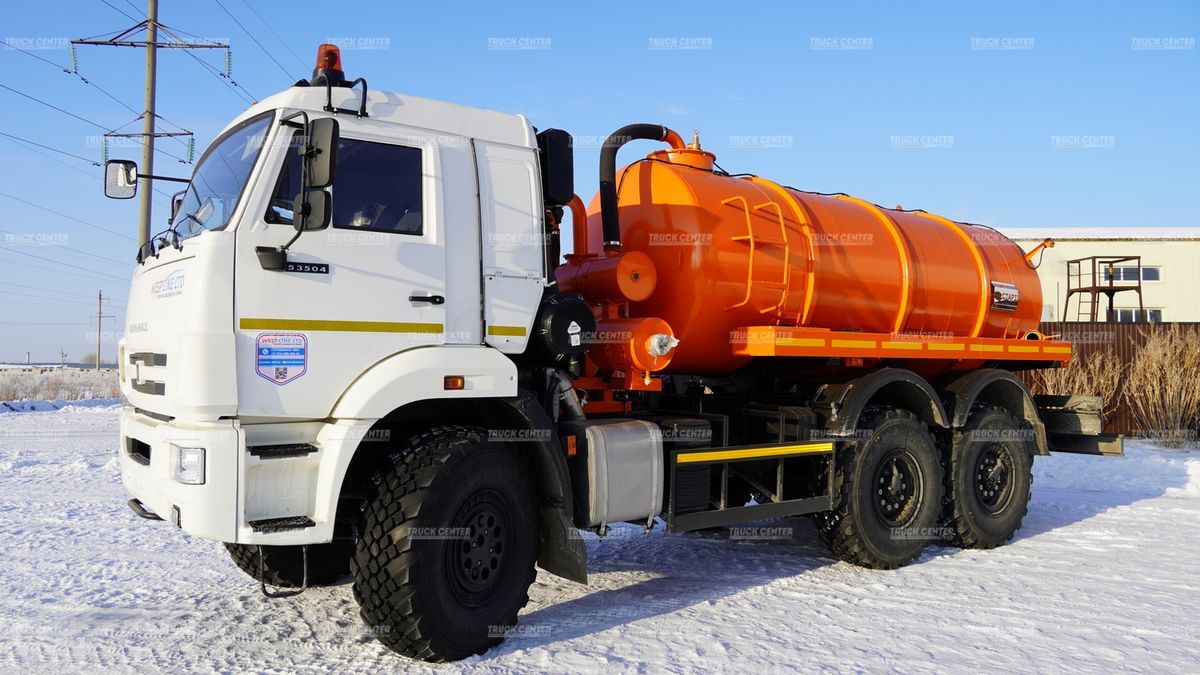 Вакуумная машина АВ-10 (ассенизатор) вместимость цистерны 10м3