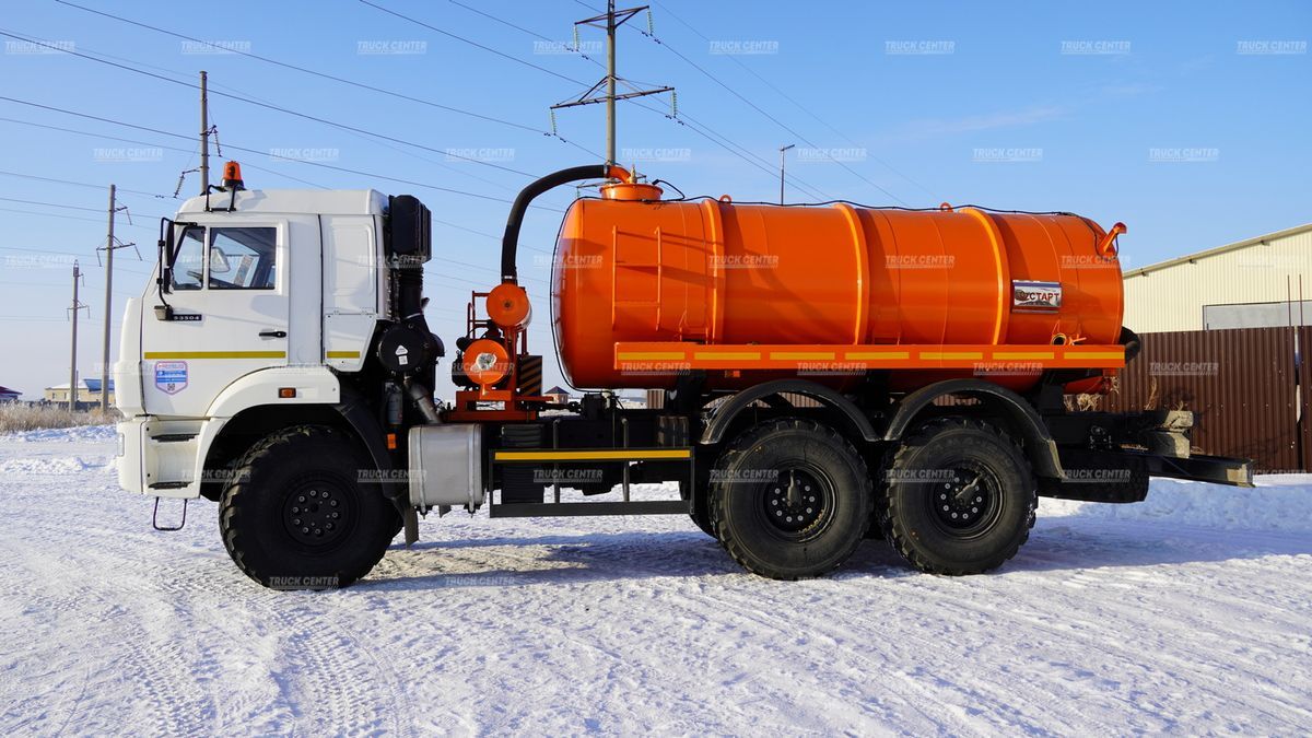 Вакуумная машина АВ-10 (ассенизатор) вместимость цистерны 10м3