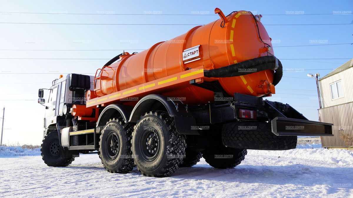 Вакуумная машина АВ-10 (ассенизатор) вместимость цистерны 10м3