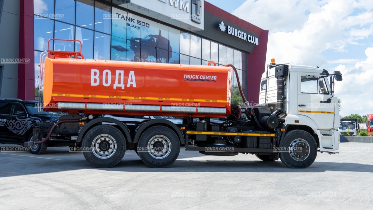 Автоцистерна поливомоечная АЦВ-15 куб. м. на шасси КАМАЗ 65115-50
