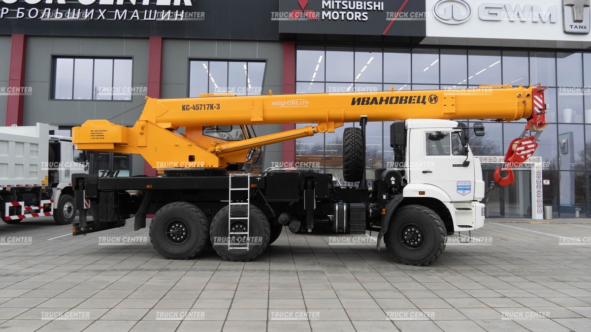 Автокран Ивановец КС-45717К-3В (стрела 21 м) грузоподъемностью 25 тонн