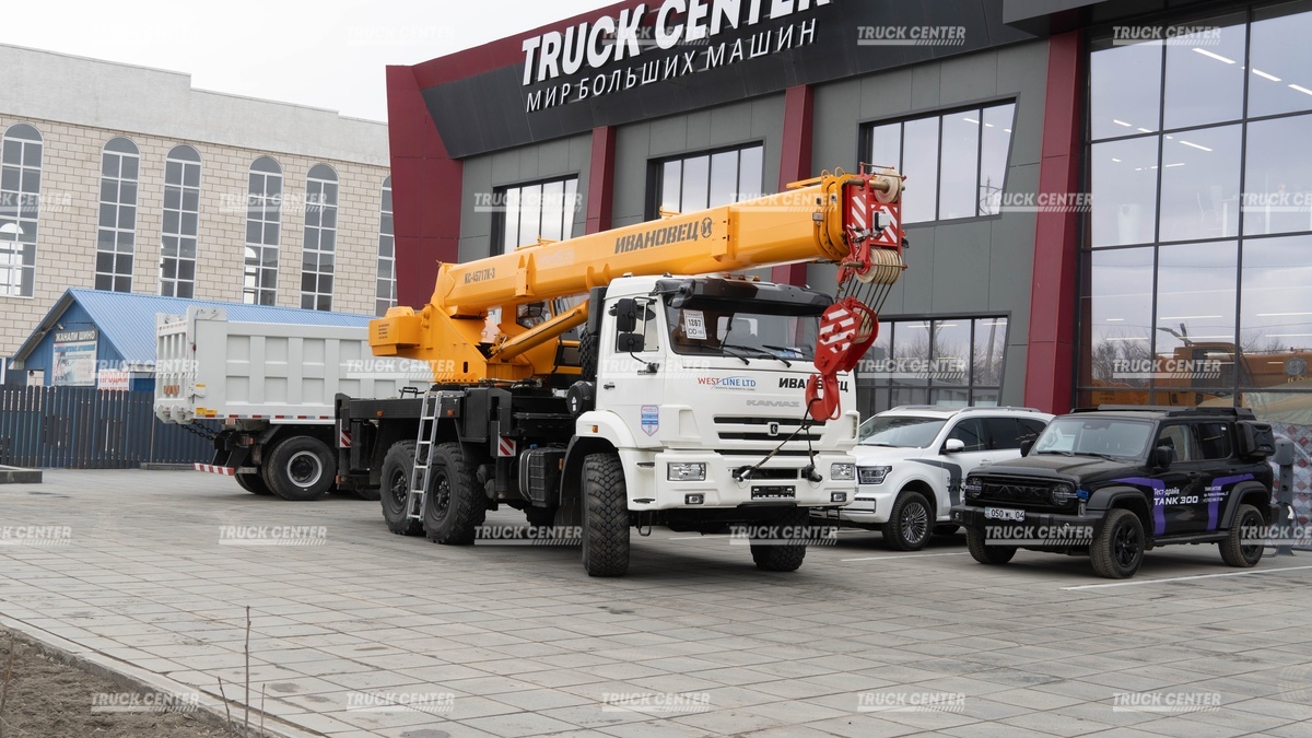 АВТОКРАН ИВАНОВЕЦ КС-45717К-3В (стрела 21 м)
