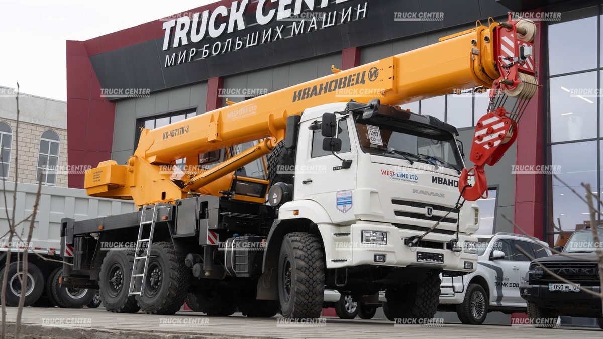 АВТОКРАН ИВАНОВЕЦ КС-45717К-3В (стрела 21 м)