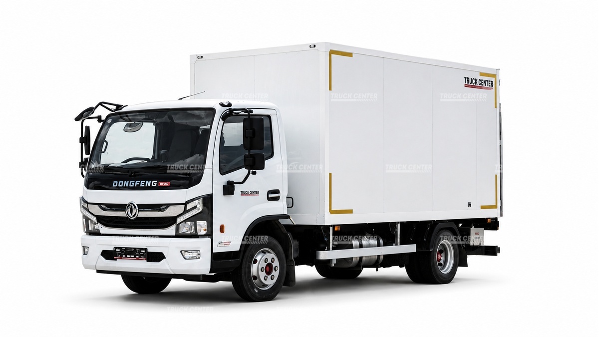 Изотермический фургон с гидробортом DongFeng C80
